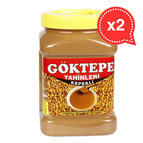 Göktepe Kepekli Bozkır Tahini Plastik Kutu 1 Kg Net:935 gr